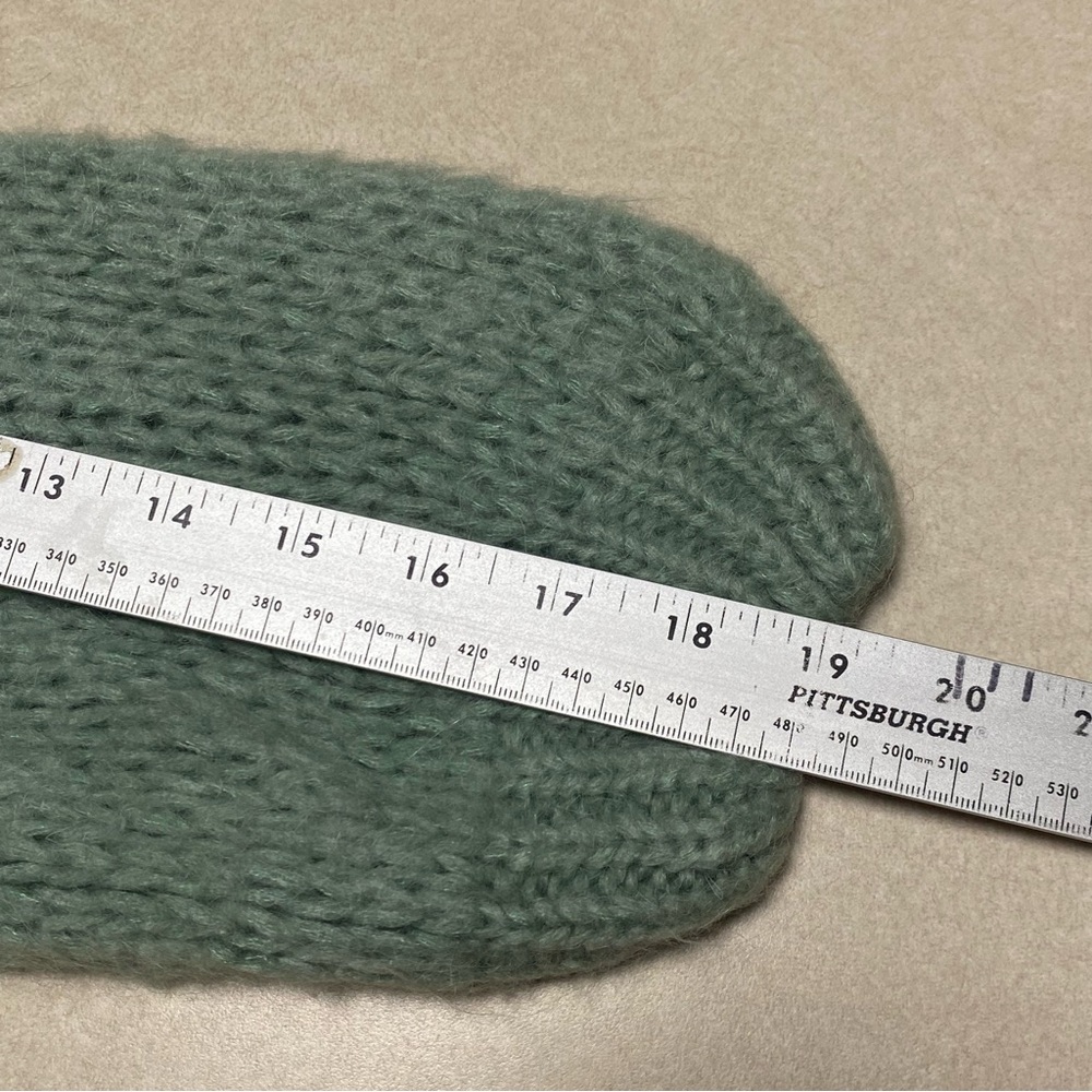 OST Cardigan Women’s Size Large Sage Green Chunky Knit Sweater Cardigan - Picture 15 of 16